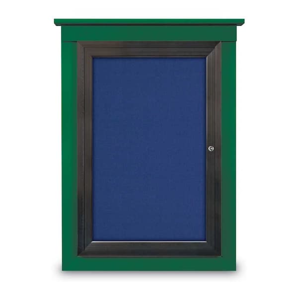 Sliding Glass Enclosed Letterboard, 96"x4